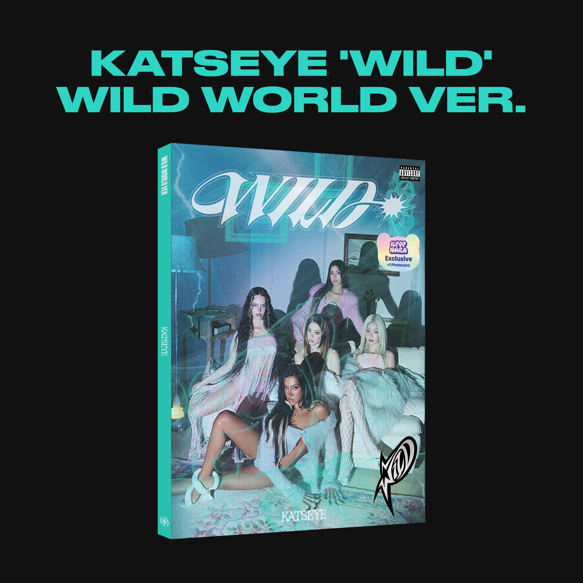 KATSEYE WILD 韓国 popup ラキドロ トレカ セット コンプ KATSEYE - WILD (Wild World Ver.) (Kpop Nara Exclusive)
