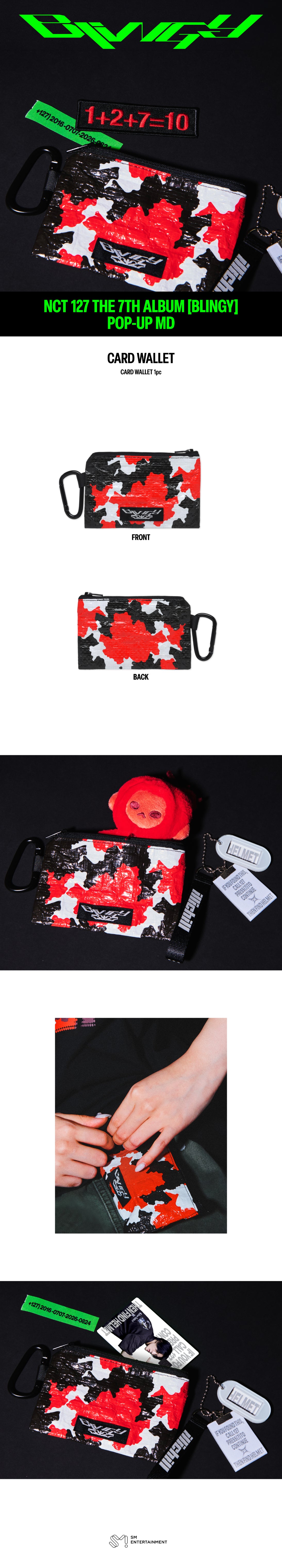 PRE-ORDER] NCT 127 [NEO LOST&FOUND CENTER] POP-UP MD - CARD WALLET