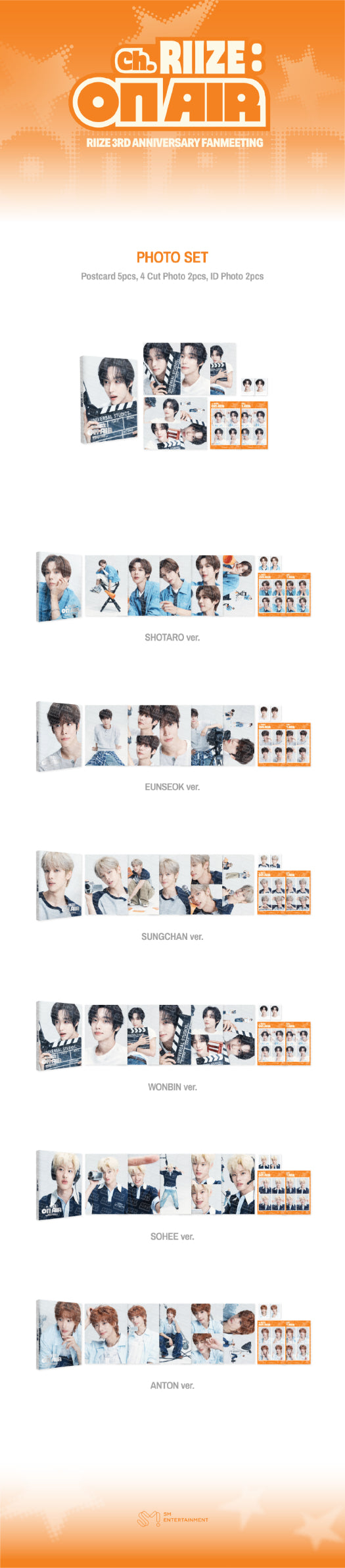 PRE-ORDER] RIIZE - 3RD ANNIVERSARY FANMEETING - Ch. RIIZE : ON AIR