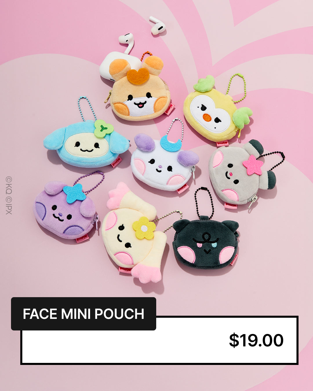 MIGHTEEZ MINI FACE POUCH – Kpop Nara