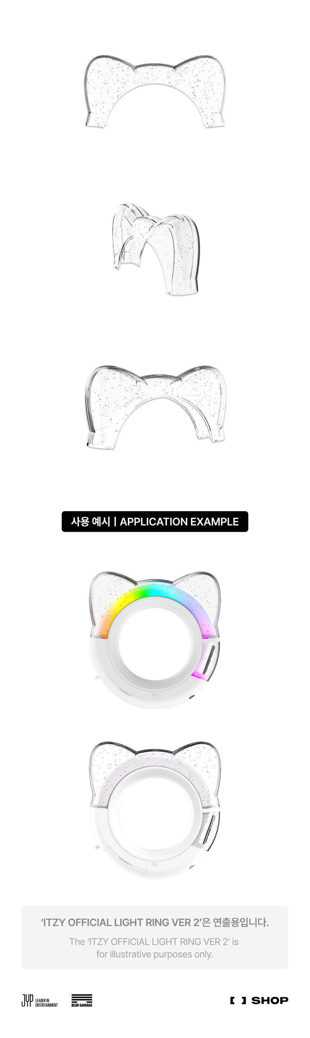 ITZY - GOLD LIGHT RING V2 TWINZY CUSTOM HEAD – Kpop Nara