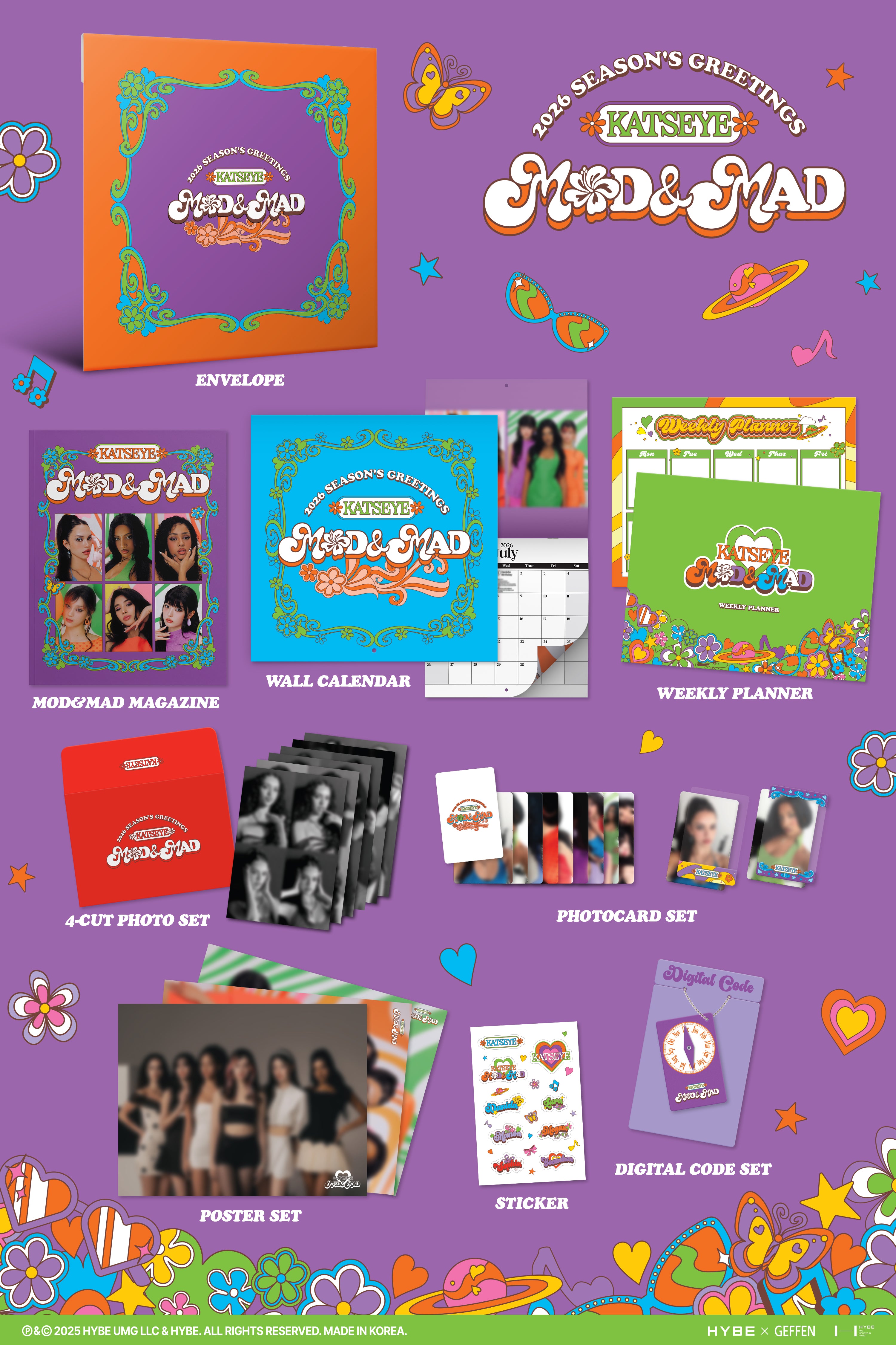 KATSEYE - 2026 SEASON'S GREETINGS – Kpop Nara