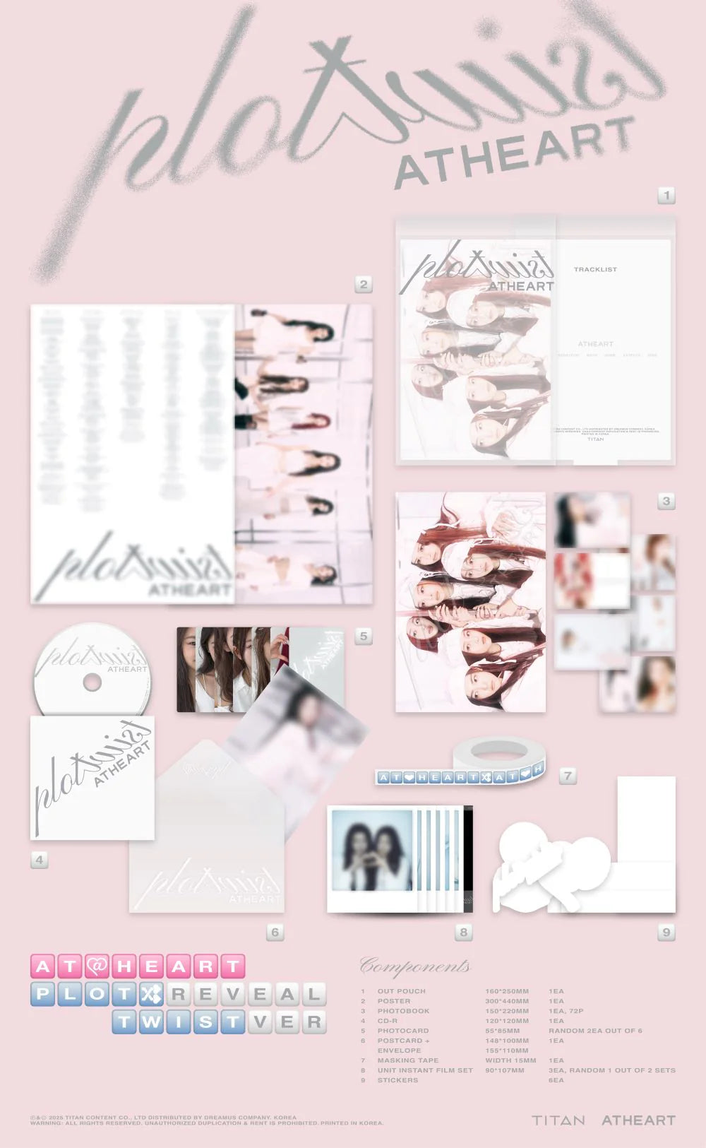 ATHEART - PLOT TWIST [REVEAL] [SIGNED] – Kpop Nara