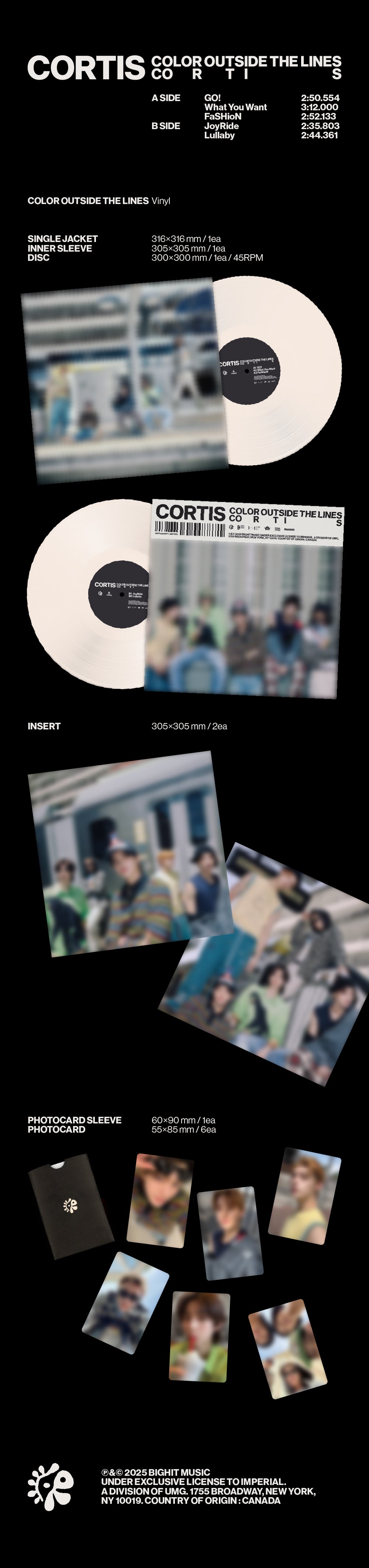 CORTIS 1st EP COLOR OUTSIDE THE LINES LUCKY DRAW ROUND 2 PHOTOCARD CORTIS 1st EP COLOR OUTSIDE THE LINES LUCKY DRAW ROUND 2 PHOTOCARD
