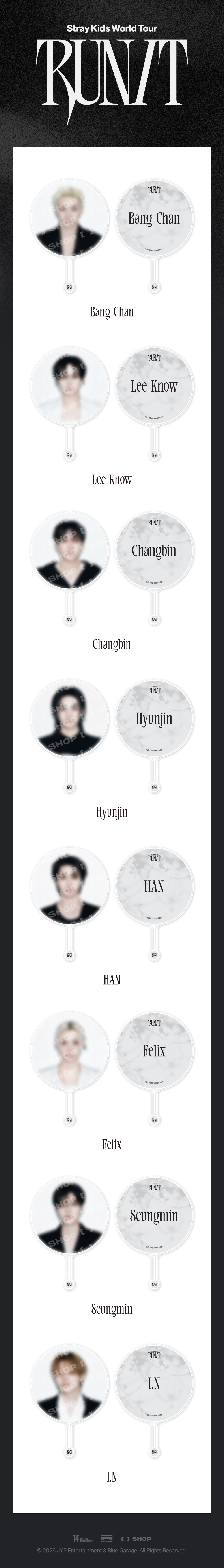 PRE-ORDER] STRAY KIDS - World Tour RUN IT MD - IMAGE PICKET – Kpop