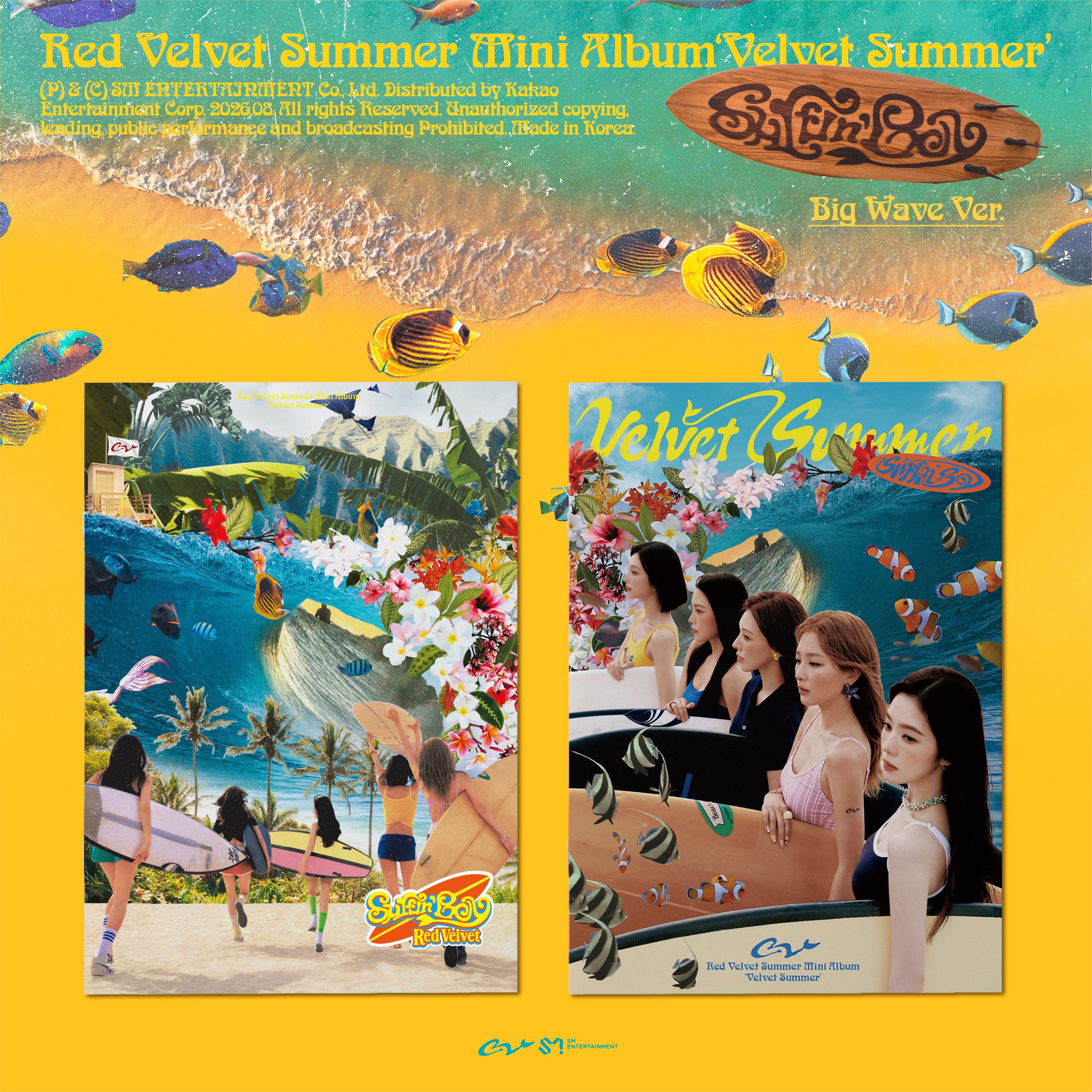 Red Velvet - 'Velvet Summer' (Big Wave Ver.) (KPOP NARA Exclusive