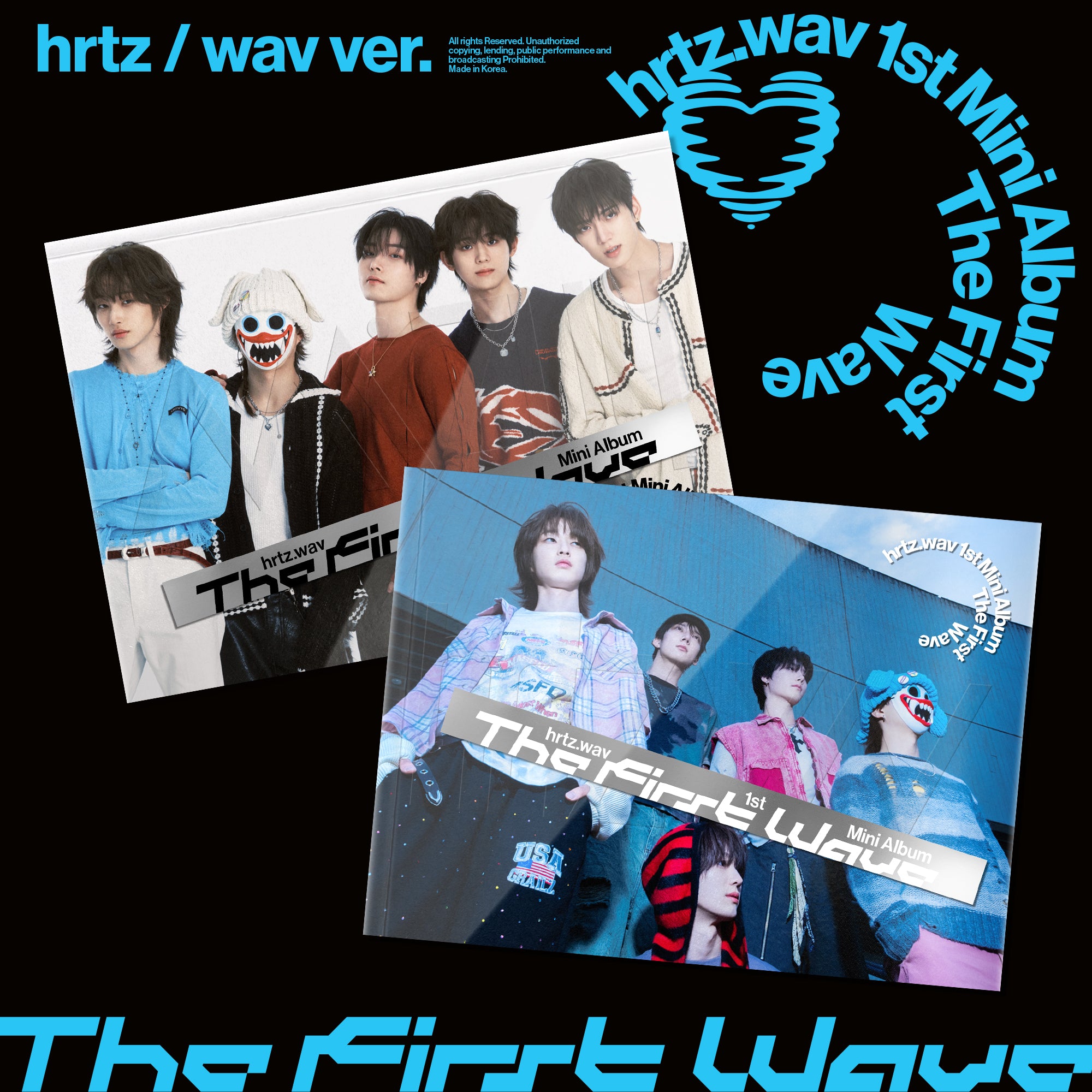 同人CD In the beginning was the word WAVE HRTZ.WAV - THE FIRST WAVE (1ST MINI ALBUM) [KPOP NARA EXCLUSIVE