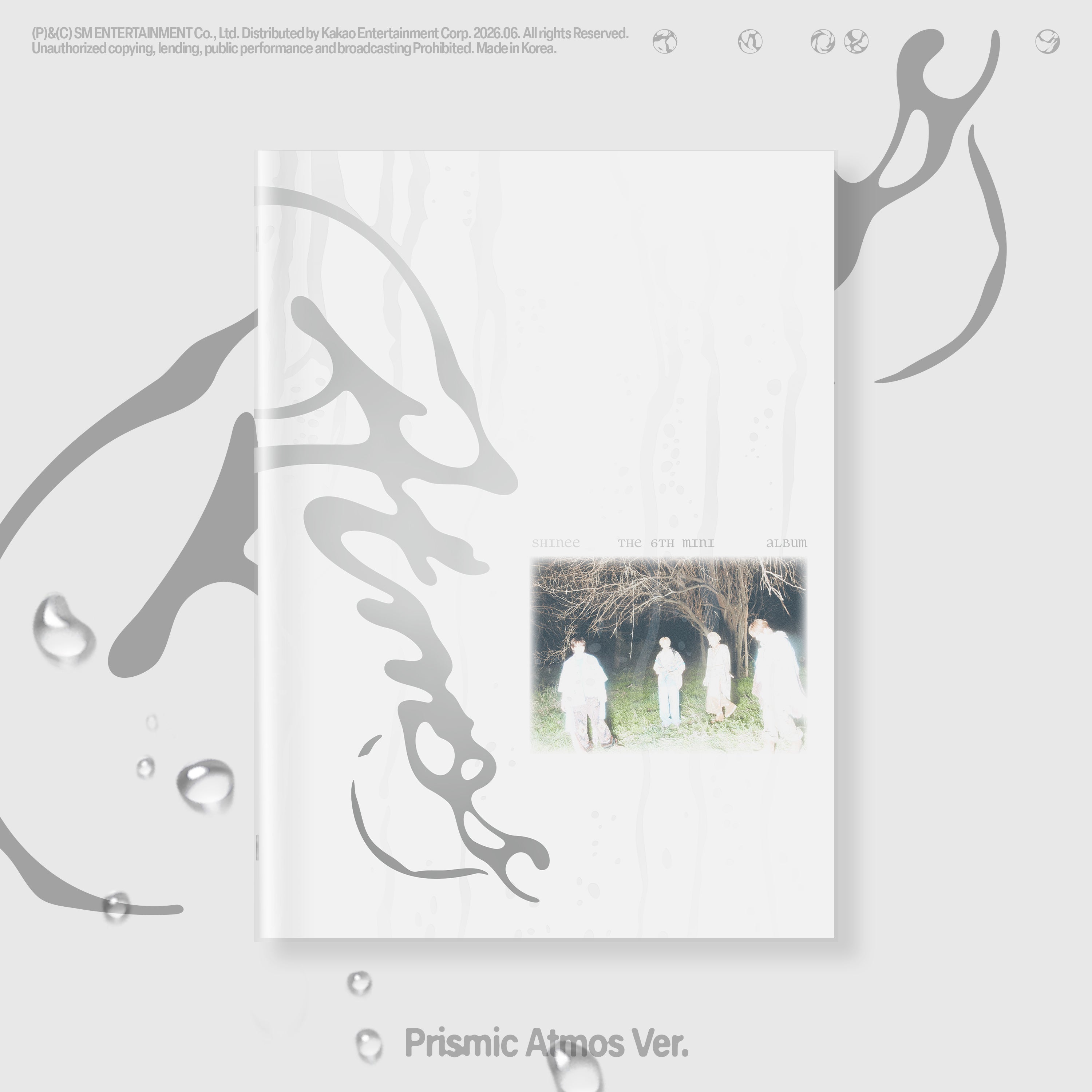 SHINee night PHOTOBOOK DVD 写真集 新品未開封 PRE-ORDER] SHINee - The 6th Mini Album 'Atmos' (PrIsmIc Atmos Ver