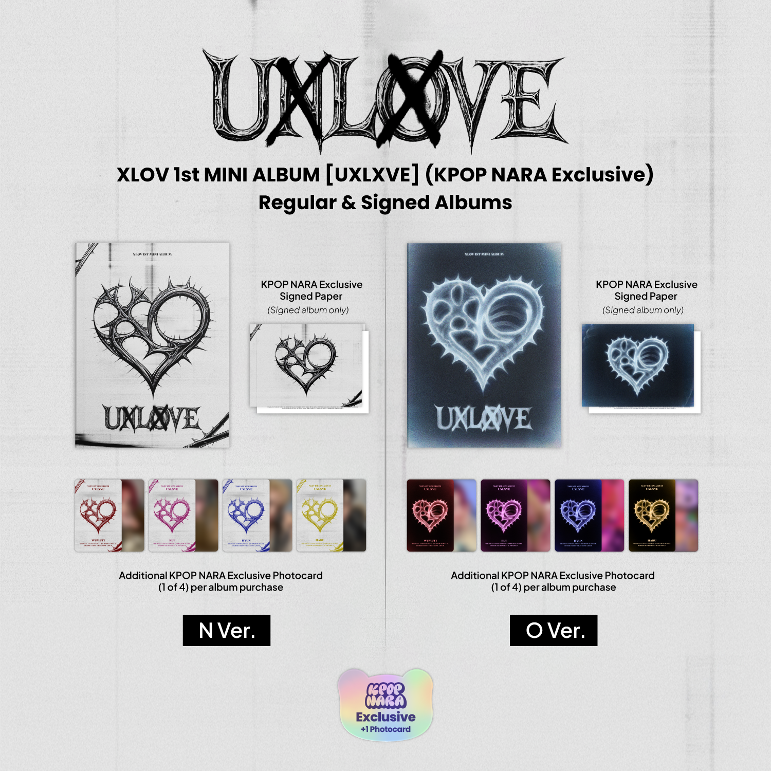 XLOV - UXLXVE [KPOP NARA EXCLUSIVE] [SIGNED] – Kpop Nara
