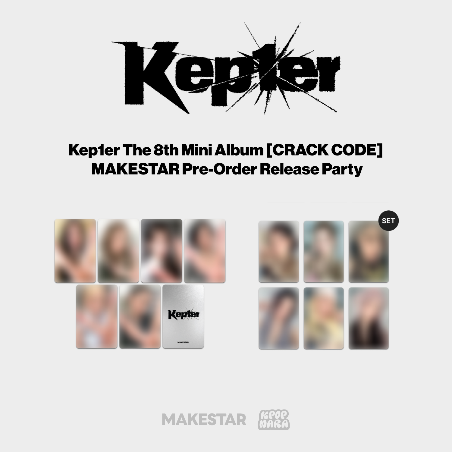 MAKESTAR Pre-order Release Party] KEP1ER - CRACK CODE (8TH MINI