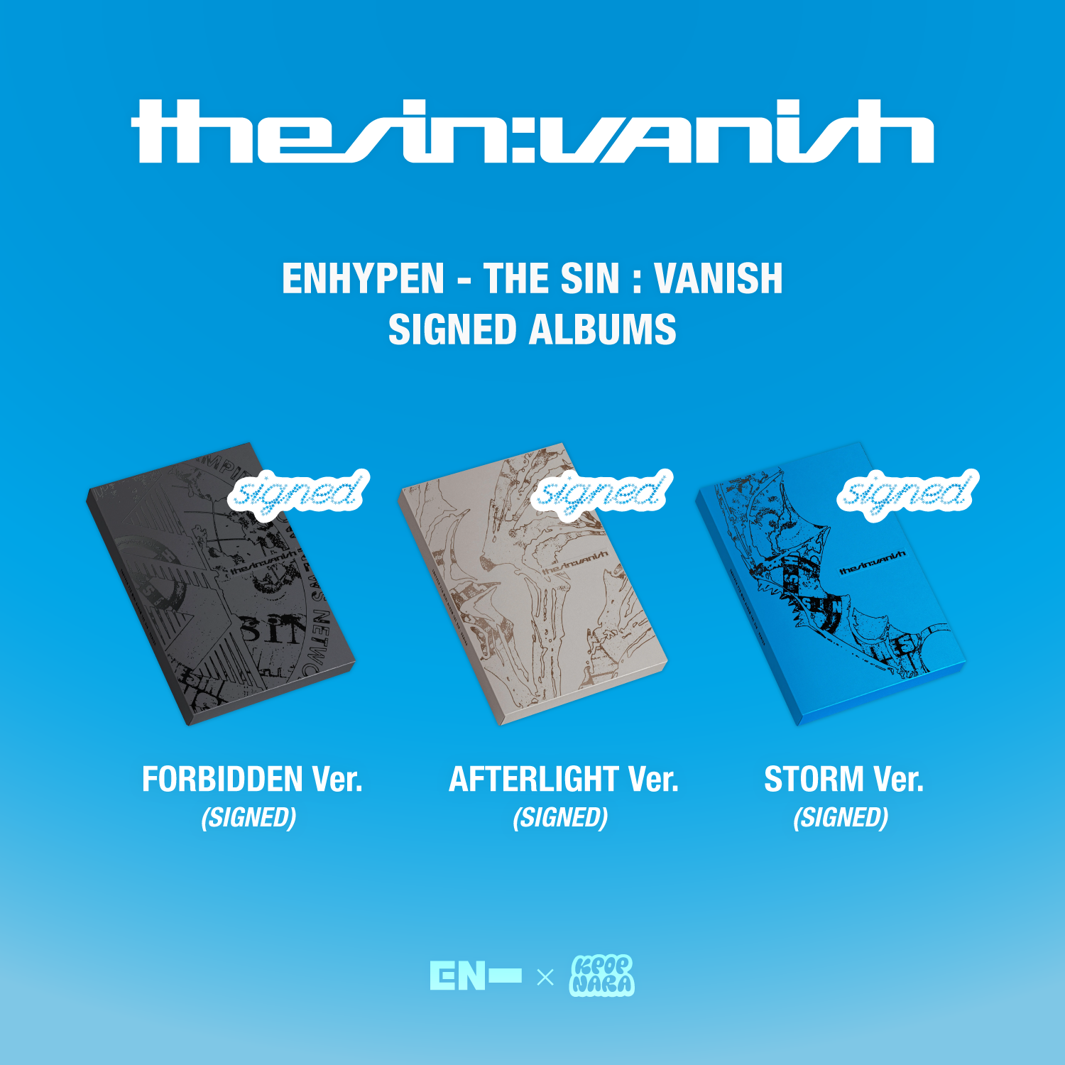 PRE-ORDER] ENHYPEN - THE SIN : VANISH [SIGNED] – Kpop Nara