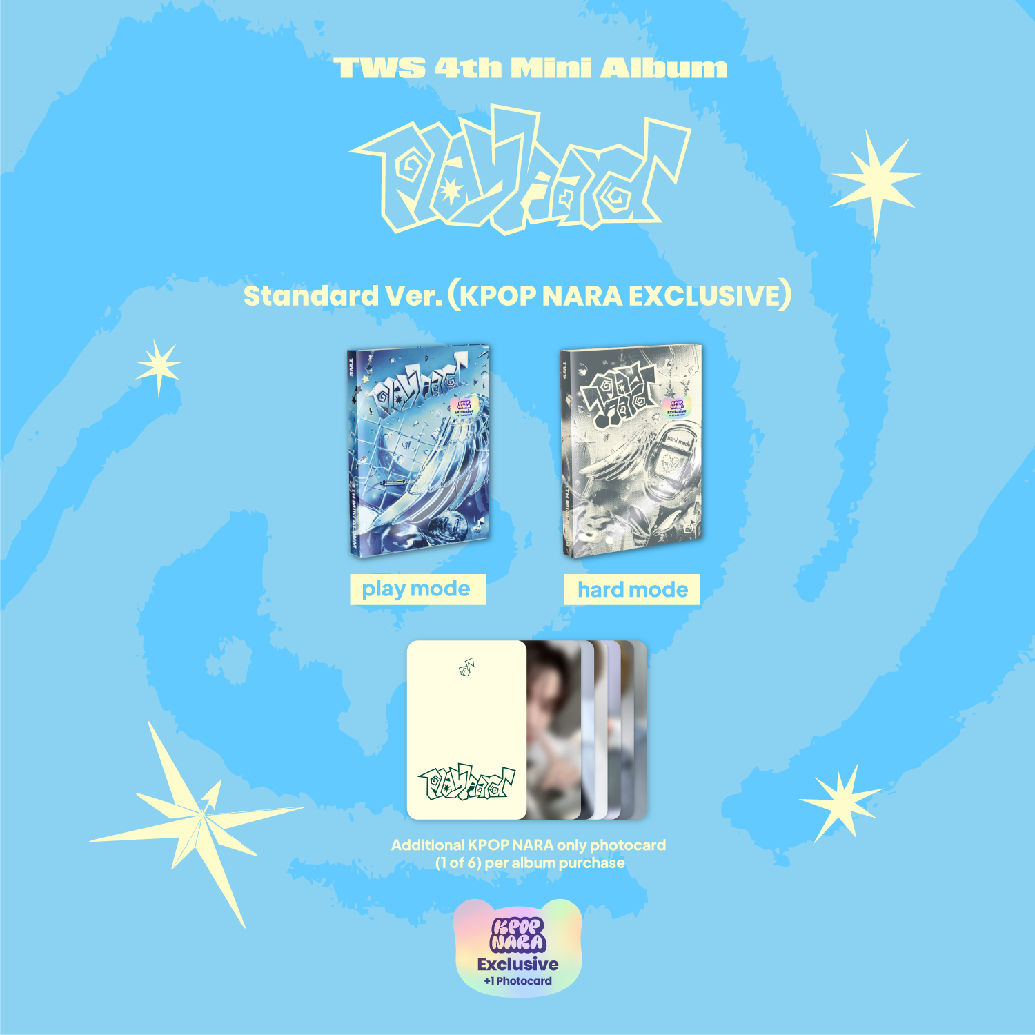 TWS - PLAY HARD (4TH MINI ALBUM) [KPOP NARA EXCLUSIVE] – Kpop Nara