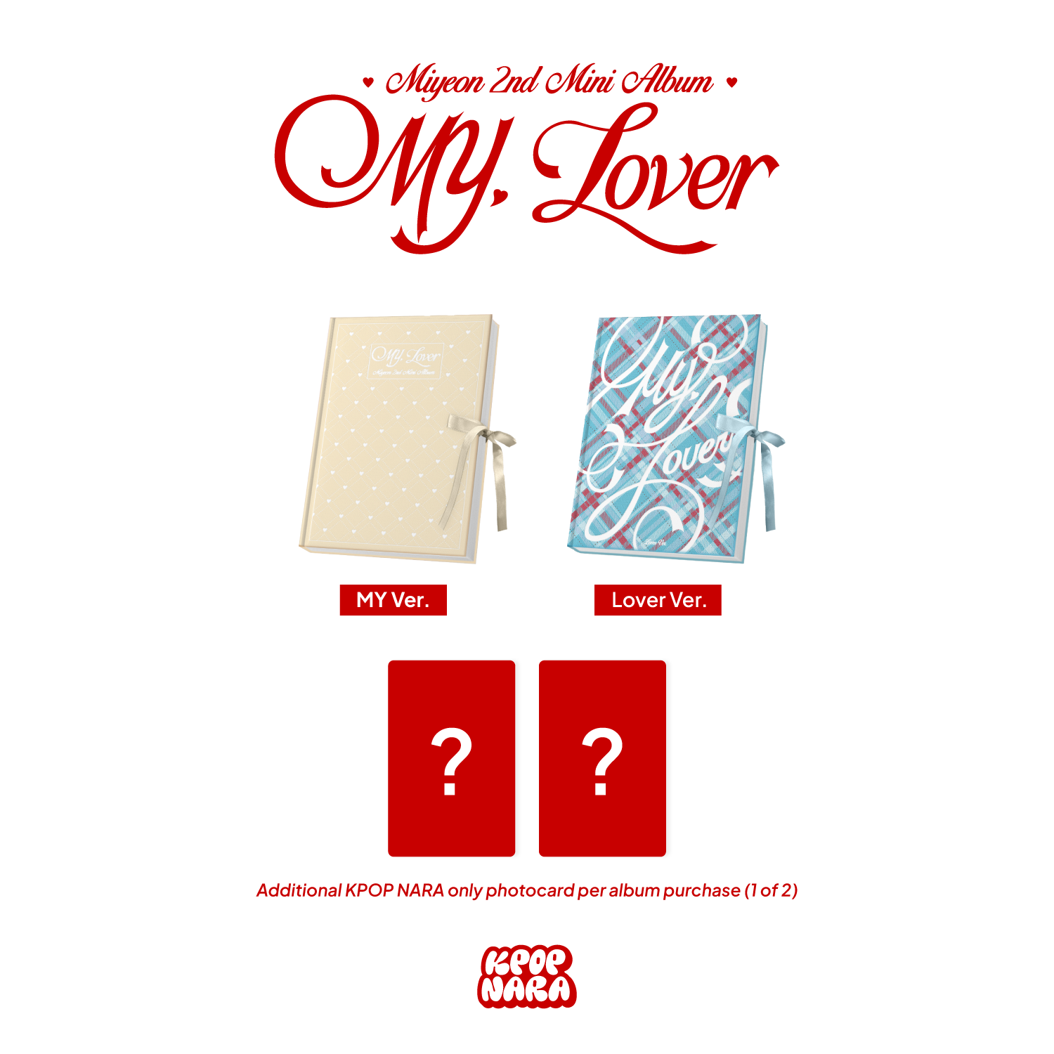 MIYEON - MY, LOVER (2ND MINI ALBUM) [KPOP NARA EXCLUSIVE] – Kpop Nara