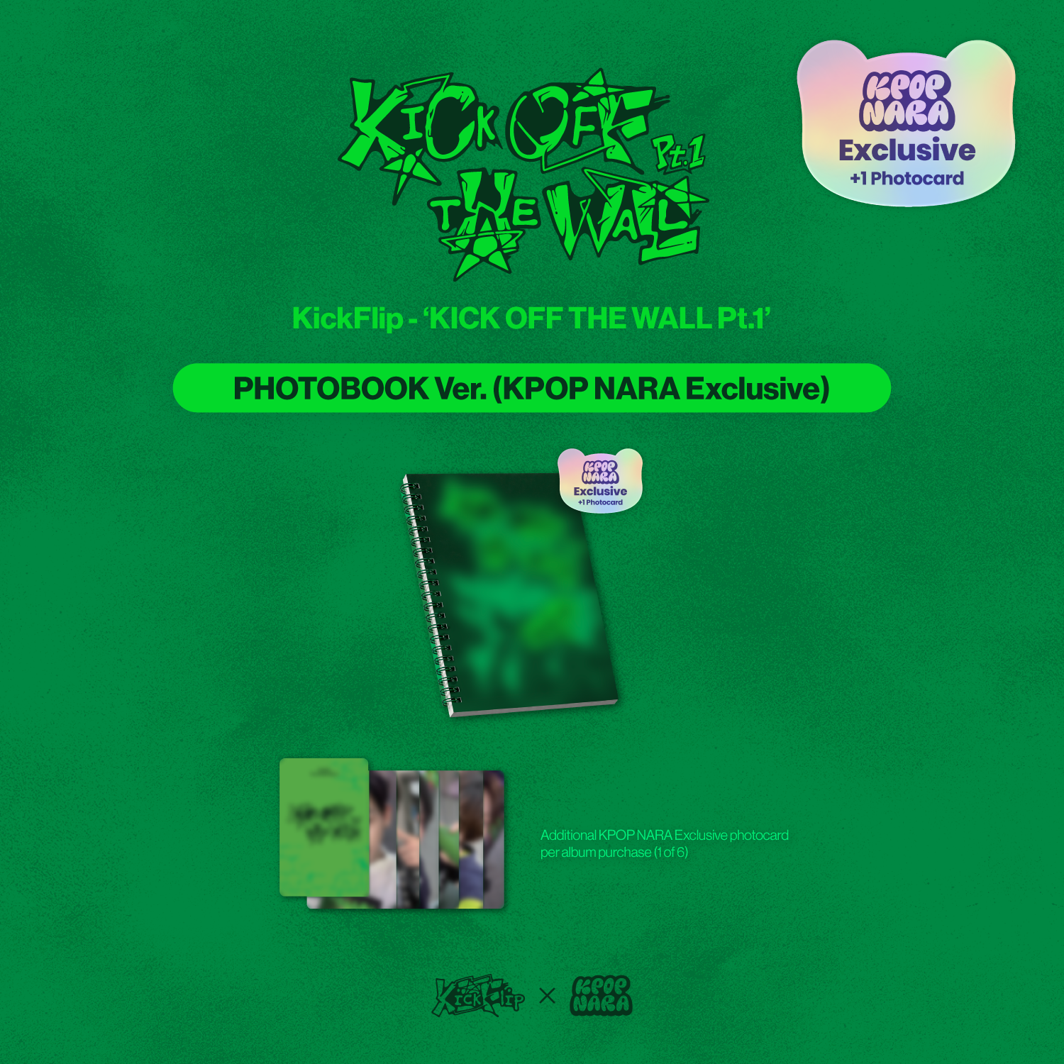 PRE-ORDER] KICKFLIP - KICK OFF THE WALL PT.1 (PHOTOBOOK Ver