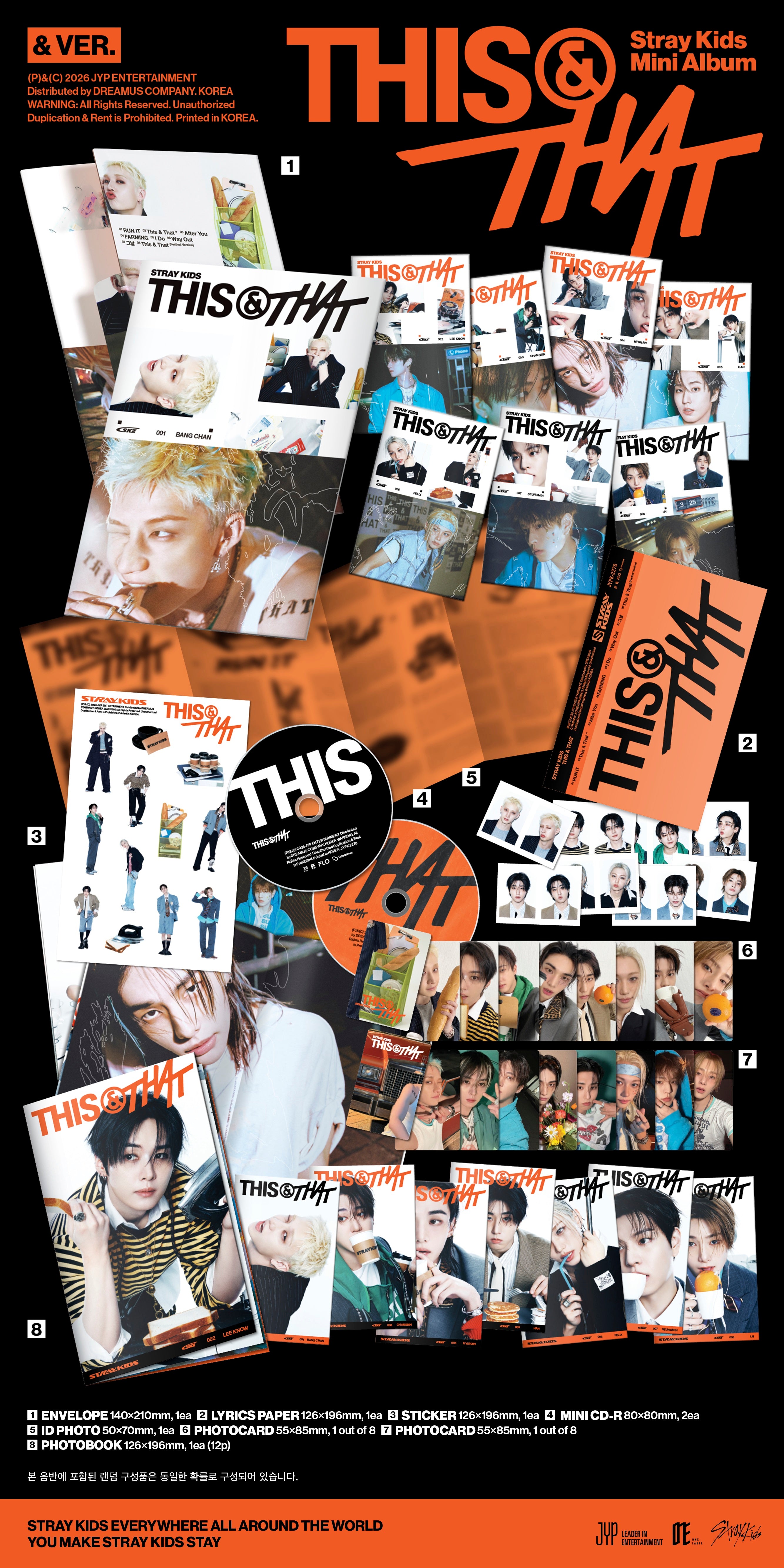 STRAY KIDS - THIS & THAT (& VER.) (KPOP NARA Exclusive) – Kpop Nara