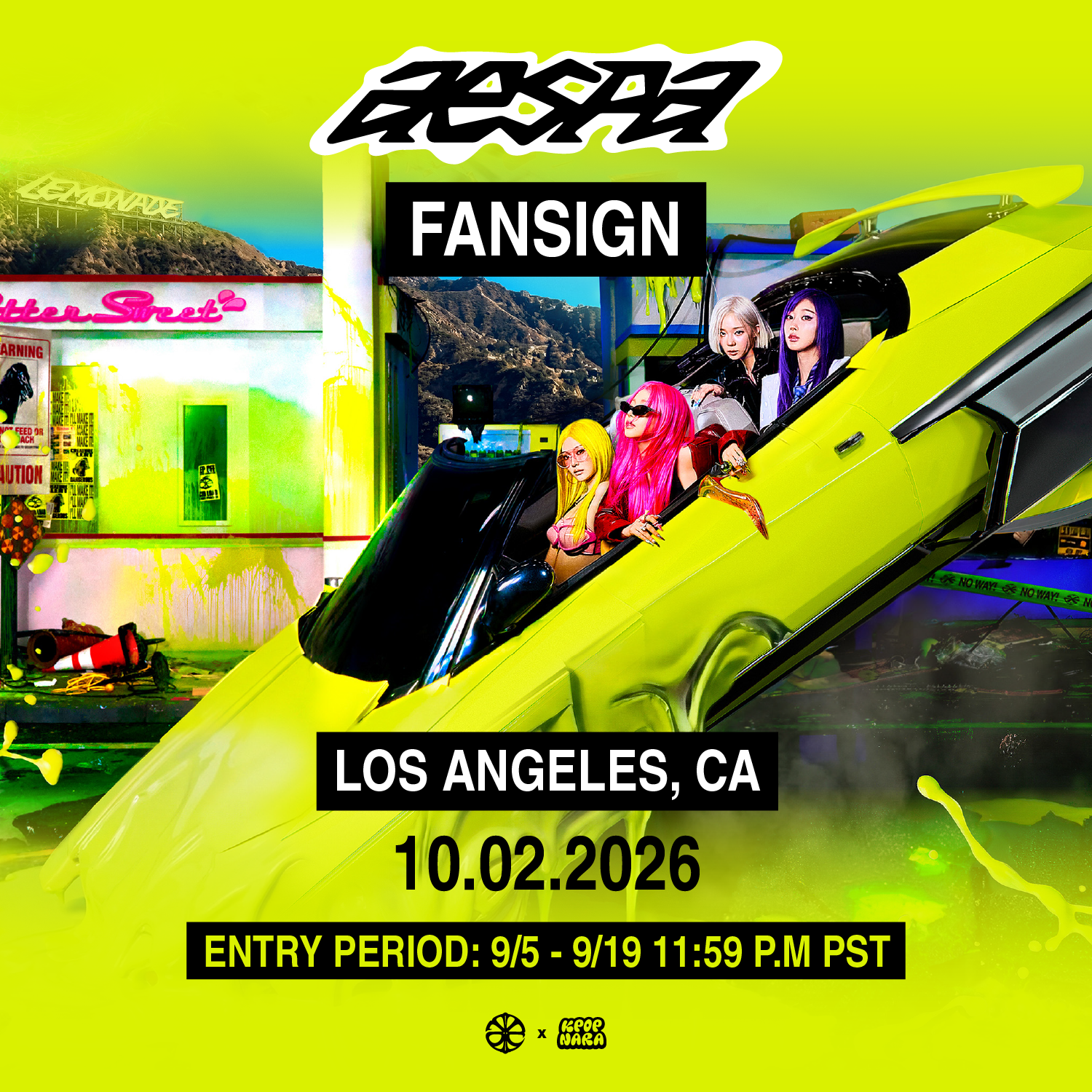 PRE-ORDER] aespa - The 2nd Album 'LEMONADE' [LA 2026 FANSIGN EVENT