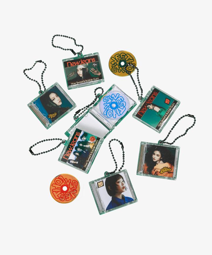 NEW JEANS - HOW SWEET MINI CD CASE KEYRING – Kpop Nara