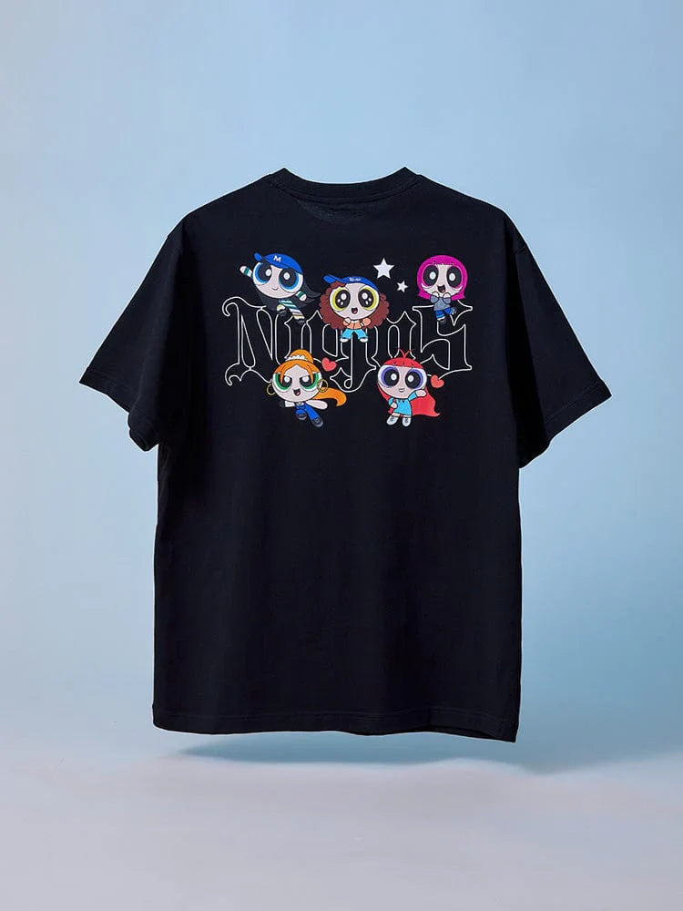 NEW JEANS X POWERPUFF GIRLS - T-SHIRT (BLACK) – Kpop Nara