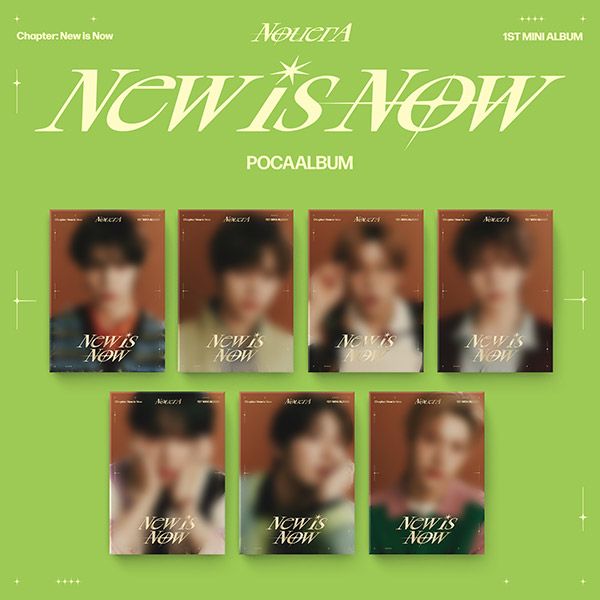 【抜け無し/おまけ付】NouerA New is Now 全員直筆サイン CD NOUERA - CHAPTER: NEW IS NOW (1ST MINI ALBUM) [POCAALBUM Ver