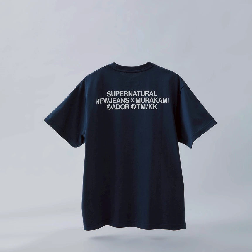 NEW JEANS X MURAKAMI - SUPERNATURAL T-SHIRT (NAVY) – Kpop Nara
