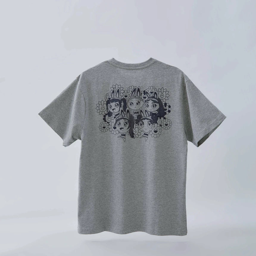 NEW JEANS X MURAKAMI - SUPERNATURAL T-SHIRT (GRAY) – Kpop Nara