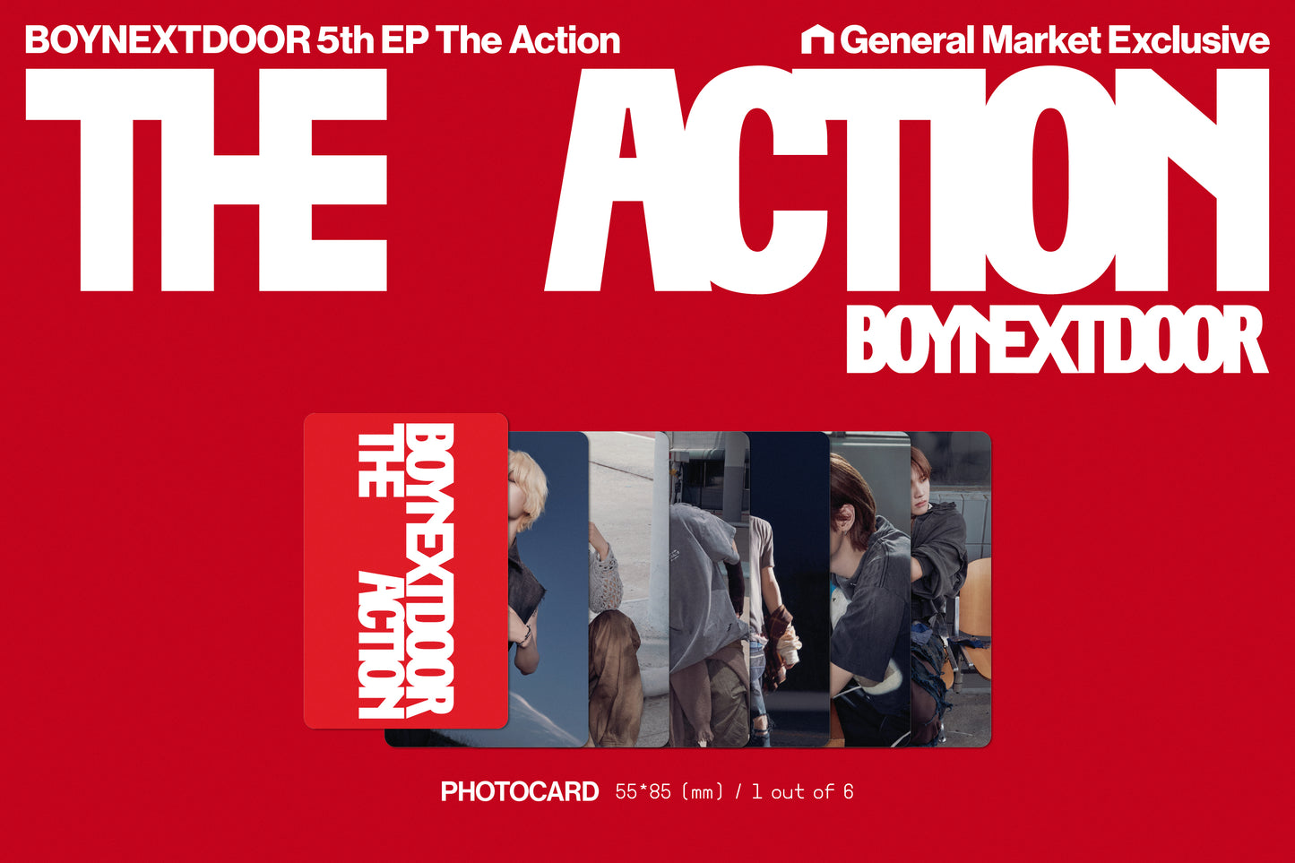 [PRE-ORDER] BOYNEXTDOOR - THE ACTION (5TH MINI ALBUM) [KPOP NARA EXCLUSIVE]