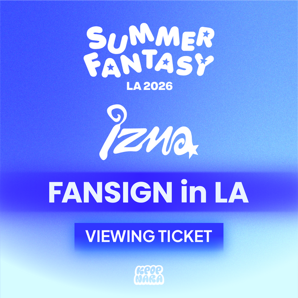 IZNA サラン　トレカ　ソウルファンミーティング PRE-ORDER] izna - 'SET THE TEMPO' [LA 2026 FANSIGN EVENT] (Viewing