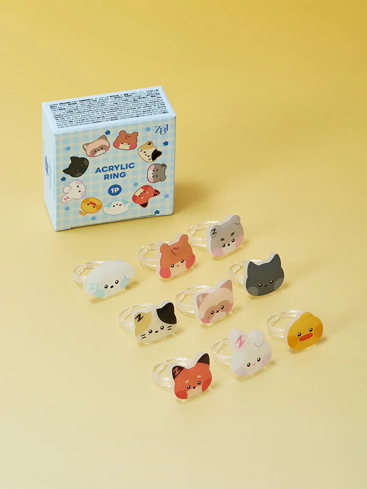 ZEROBASEONE - ZERONI FLUFFY WONDERLAND RANDOM ACRYLIC RING