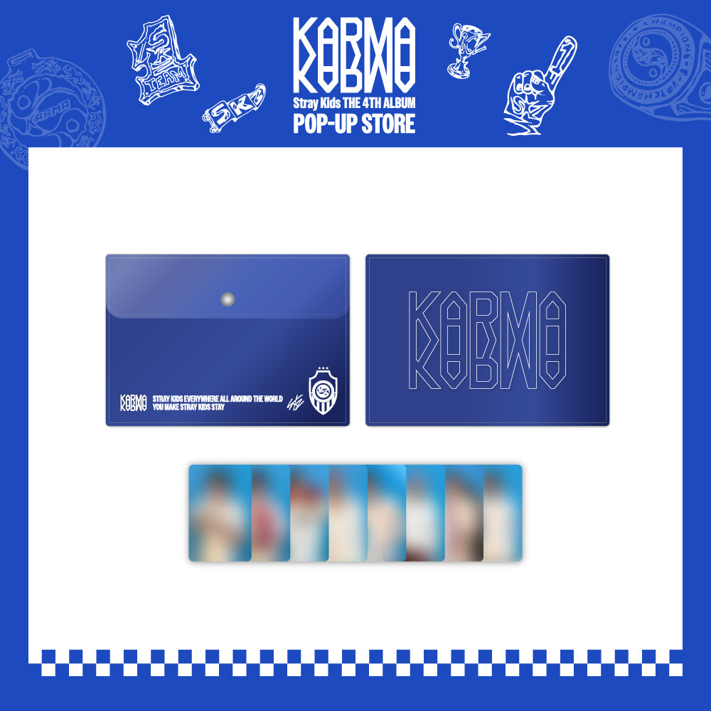 [ROUND 1 PRE-ORDER] STRAY KIDS - KARMA PVC POUCH