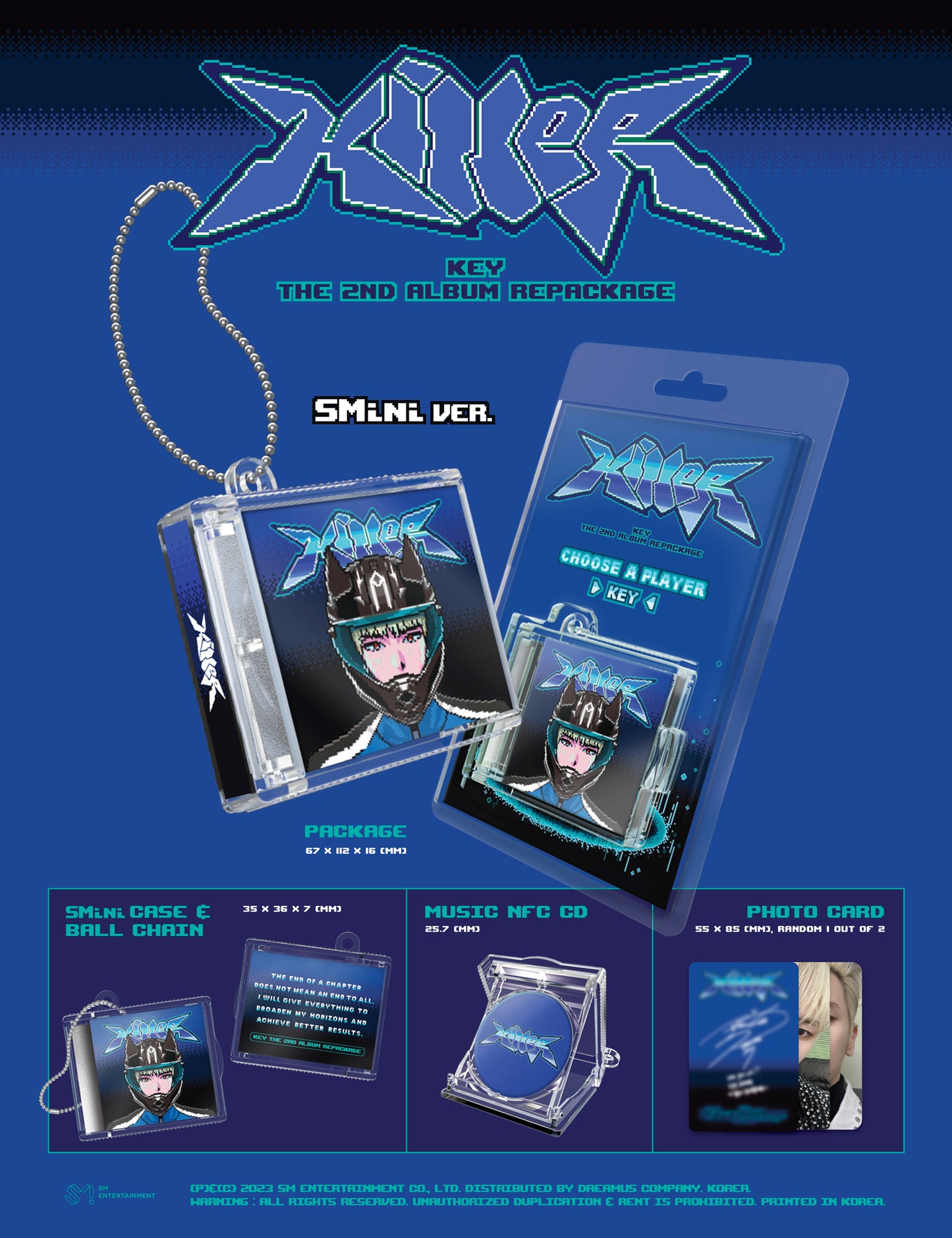 SHINEE: KEY - KILLER (2ND ALBUM REPACKAGE) [SMINI]