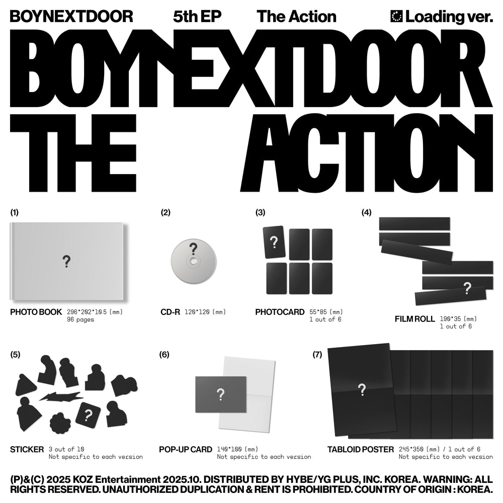 
                      
                        [PRE-ORDER] BOYNEXTDOOR - THE ACTION (5TH MINI ALBUM) [KPOP NARA EXCLUSIVE]
                      
                    