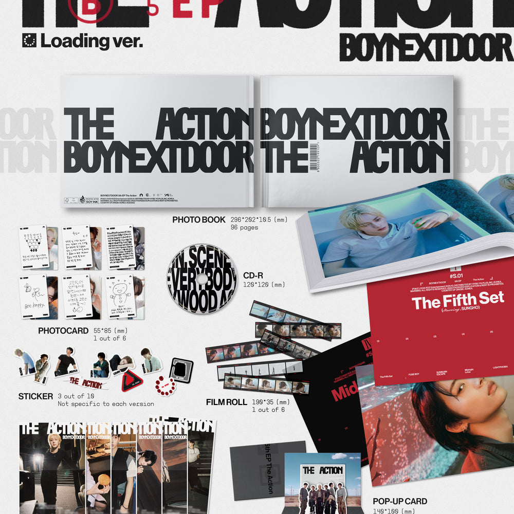 
                      
                        [PRE-ORDER] BOYNEXTDOOR - THE ACTION (5TH MINI ALBUM) [KPOP NARA EXCLUSIVE]
                      
                    