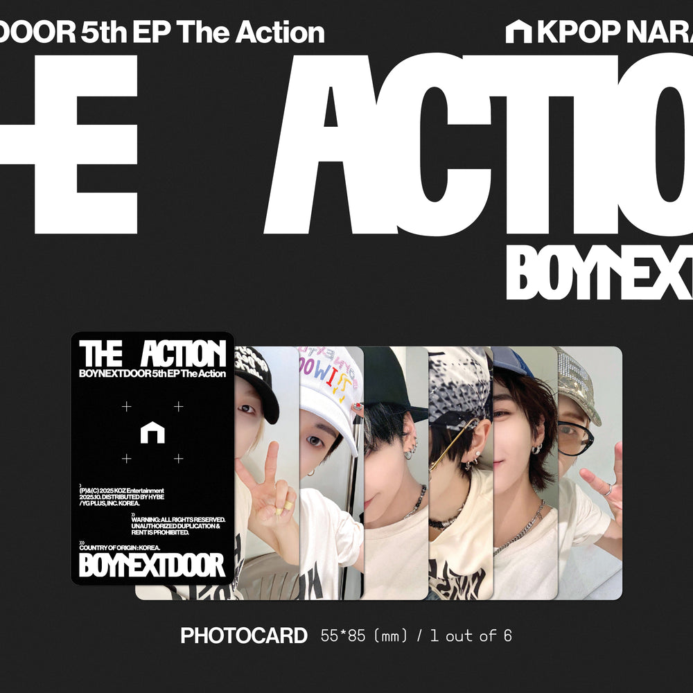
                      
                        [PRE-ORDER] BOYNEXTDOOR - THE ACTION (5TH MINI ALBUM) [KPOP NARA EXCLUSIVE]
                      
                    