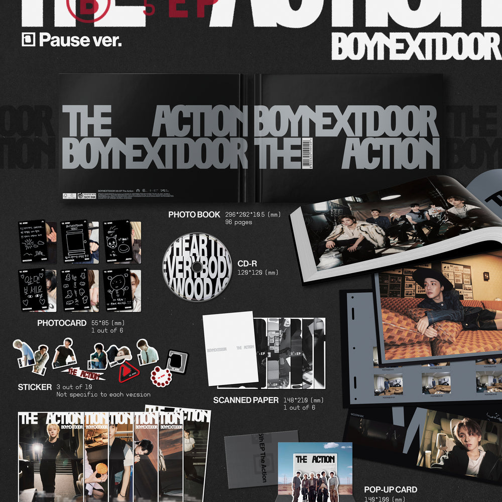 
                      
                        [PRE-ORDER] BOYNEXTDOOR - THE ACTION (5TH MINI ALBUM) [KPOP NARA EXCLUSIVE]
                      
                    