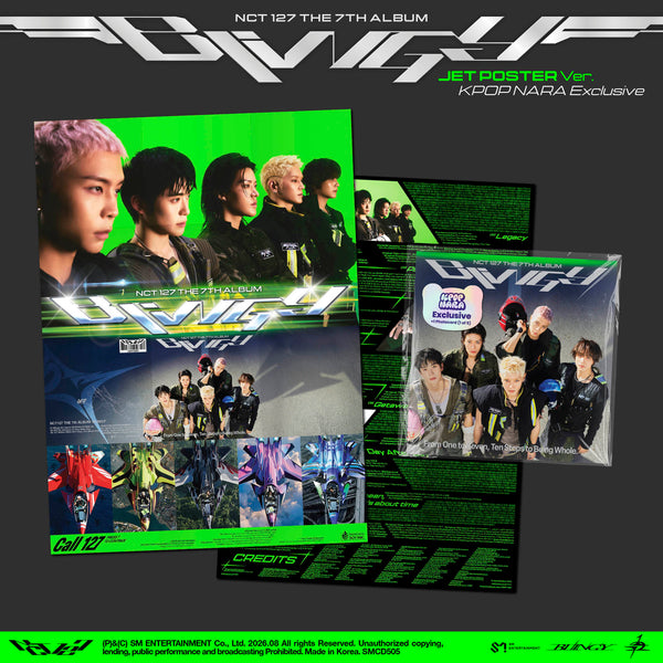 NCT127 BLINGY アルバム　JET Poster 11枚セット　③ NCT 127 - Blingy (JET Poster Ver.) (Kpop Nara Exclusive)