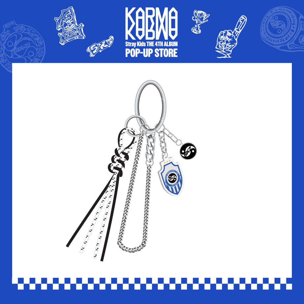 [ROUND 1 PRE-ORDER] STRAY KIDS - KARMA CEREMONY METAL KEYRING