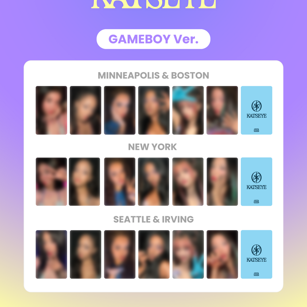[PRE-ORDER] KATSEYE - BEAUTIFUL CHAOS TOUR [KPOP NARA EXCLUSIVE LUCKY DRAW] [SEATTLE & IRVING VER.]