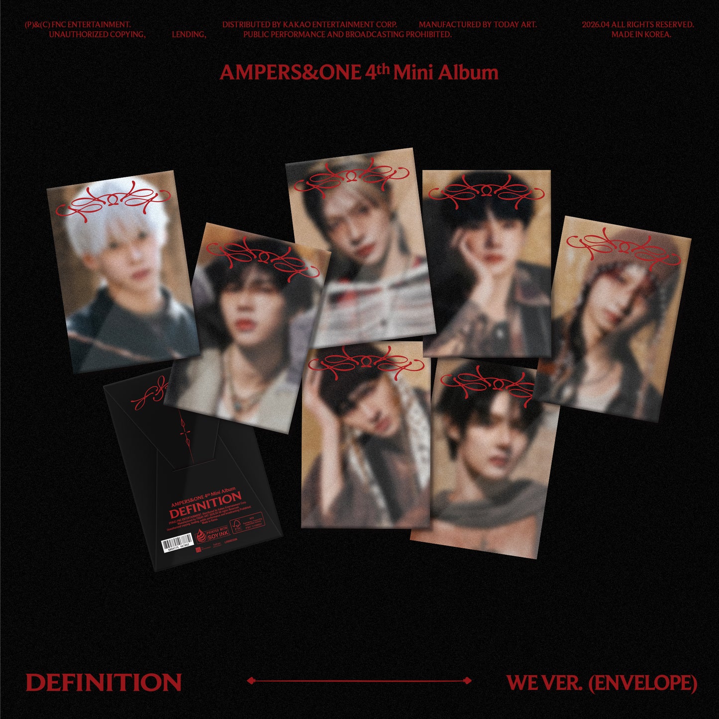 [PRE-ORDER] AMPERS&ONE - DEFINITION (4TH MINI ALBUM) [WE Ver.] [KPOP NARA EXCLUSIVE]