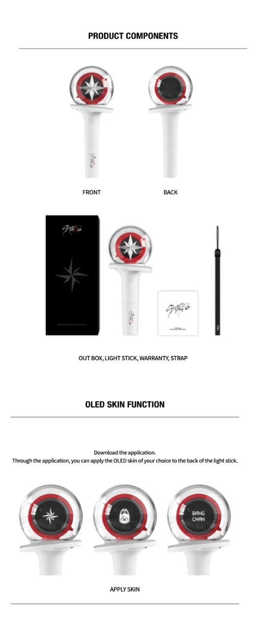 STRAY KIDS - OFFICIAL LIGHT STICK VER. 2