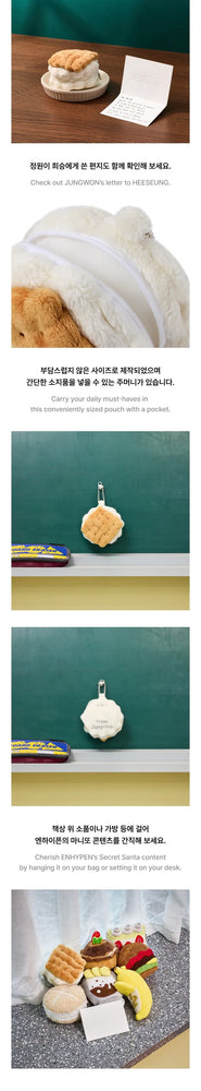 
                      
                        picture showing different angles of the smore keychain made by jungwon
                      
                    