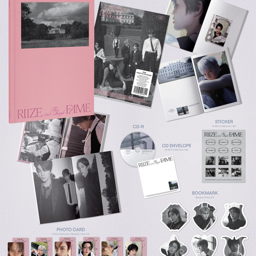 [PRE-ORDER] RIIZE - The 2nd Single 'FAME' [KPOP NARA EXCLUSIVE PRE-ORDER BENEFIT]