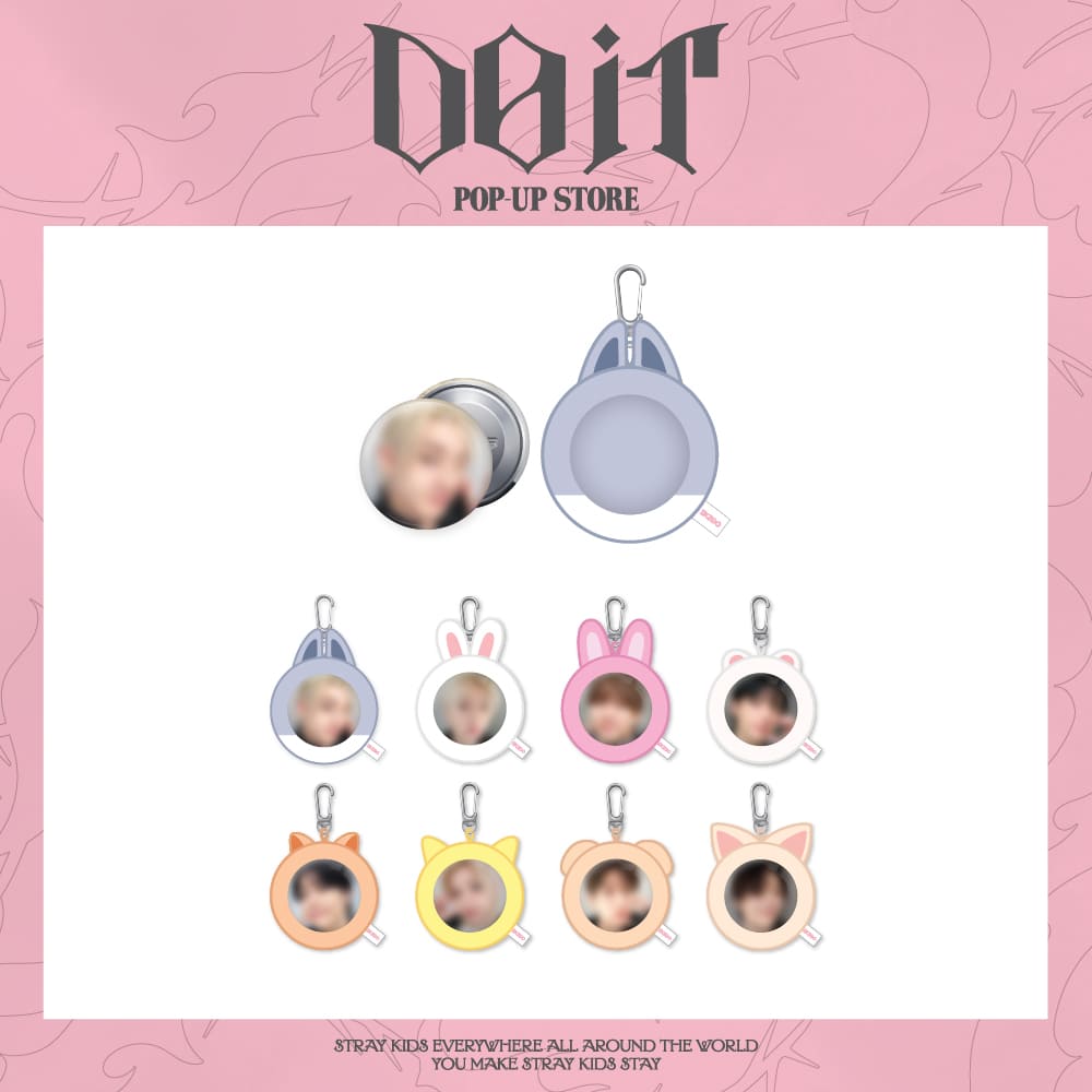 STRAY KIDS - DO IT SOFT FACE BADGE & SKZOO COVER SET