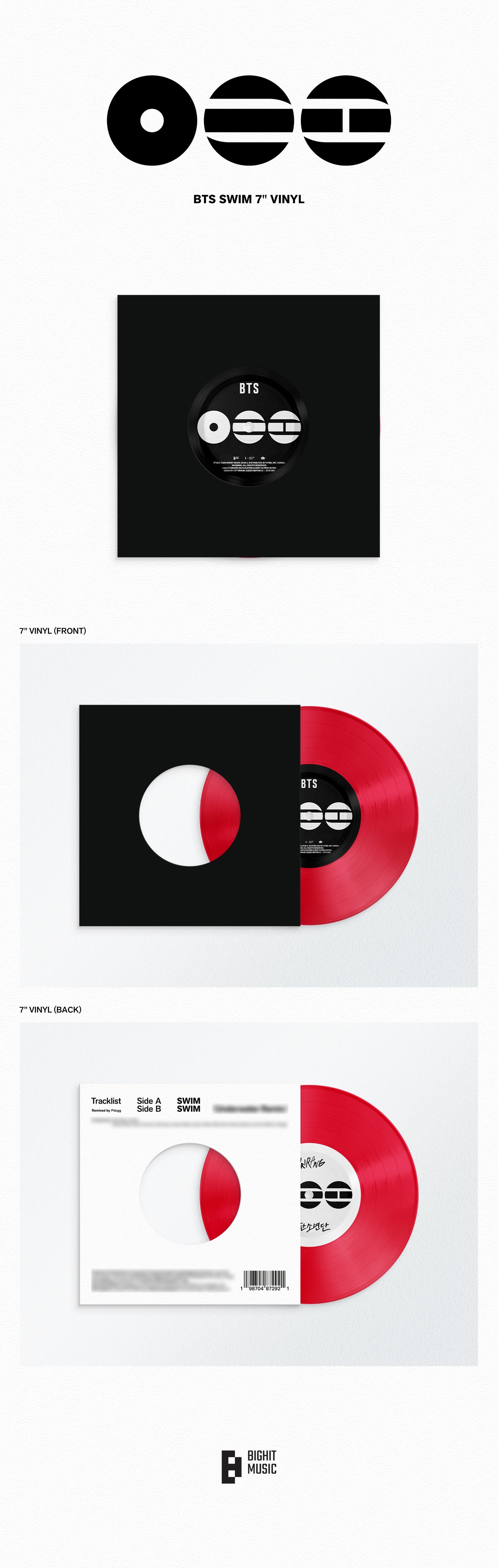 [PRE-ORDER] BTS - SWIM 7" VINYL