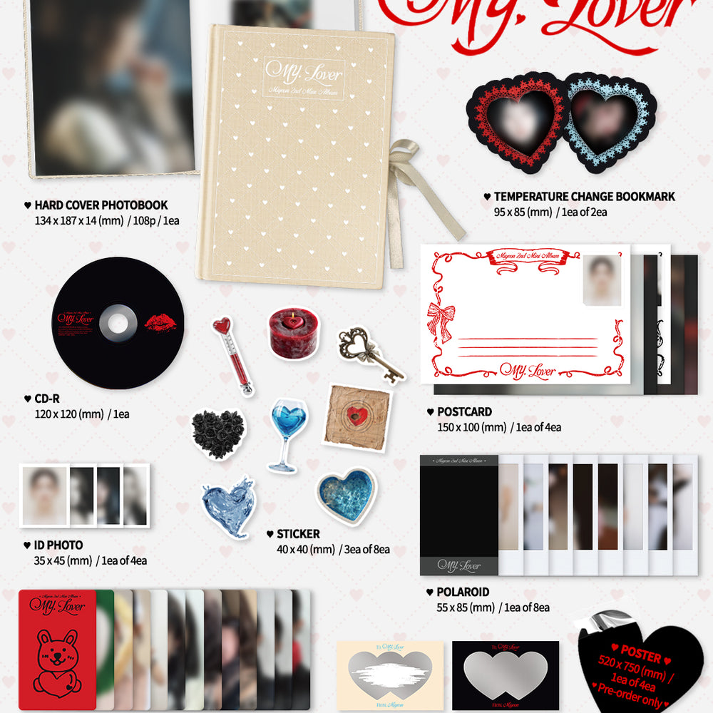 
                      
                        [PRE-ORDER] MIYEON - MY, LOVER (2ND MINI ALBUM) [KPOP NARA EXCLUSIVE]
                      
                    