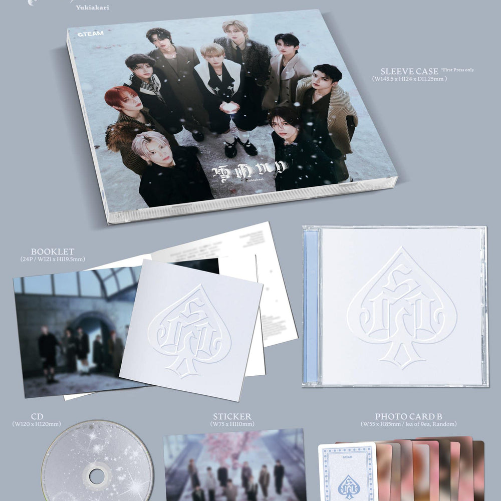 
                      
                        &TEAM - YUKIAKARI (2ND ALBUM) [KPOP NARA EXCLUSIVE]
                      
                    