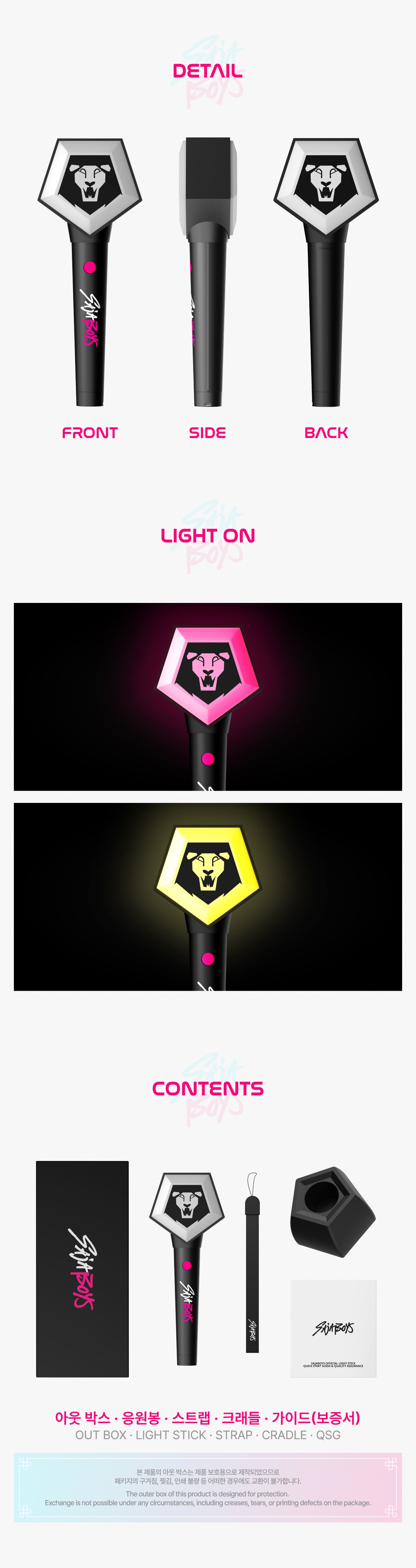 PRE-ORDER] KPOP DEMON HUNTERS - OFFICIAL LIGHT STICK – Kpop Nara