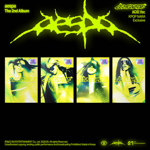 aespa - The 2nd Album 'LEMONADE' (ACID Ver.) (Kpop Nara Exclusive)