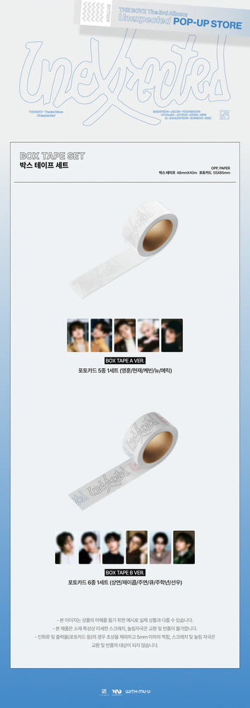 THE BOYZ - UNEXPECTED BOX TAPE SET
