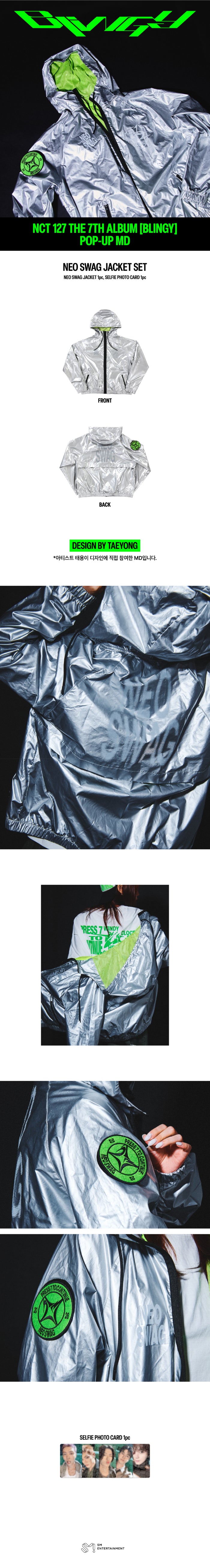 NCT 127 The 7th Album [BLINGY] POP-UP 'NEO LOST&FOUND CENTER' MD