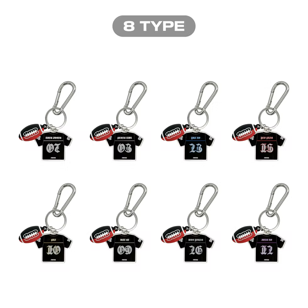 ATEEZ - IN YOUR FANTASY FOOTBALL KEYRING